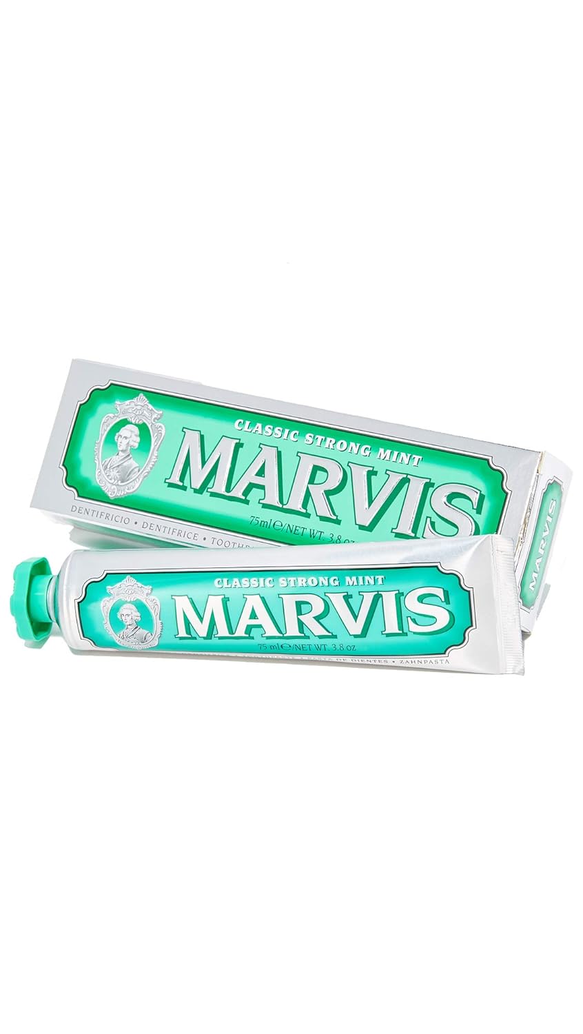 Marvis Classic Strong Mint Toothpaste, 3.8 oz (Pack of 1)