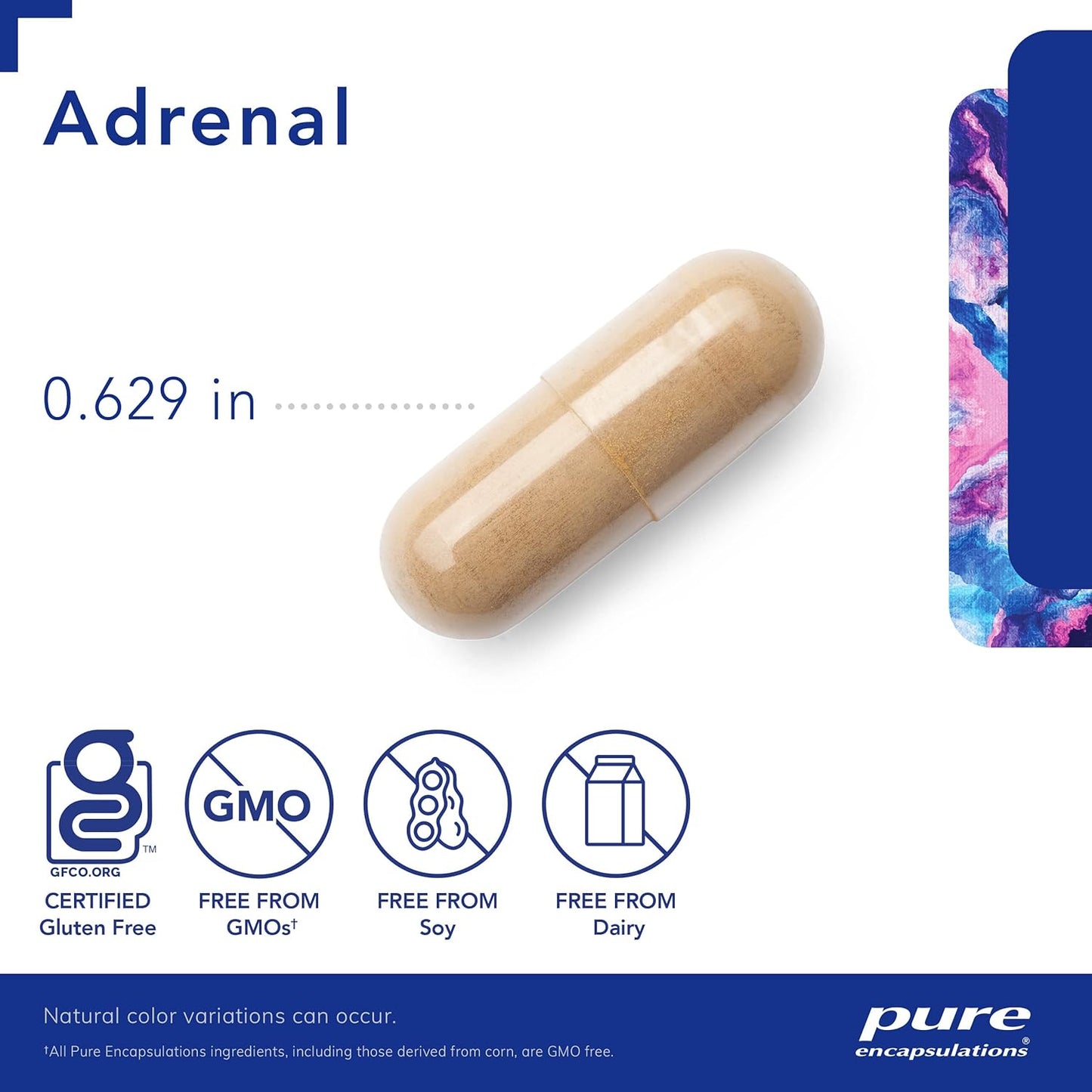 Pure Encapsulations Adrenal | Supplement to Support Healthy Cortisol Levels, Fatigue, Stress Moderation, and Adrenal Gland Function* | 60 Capsules