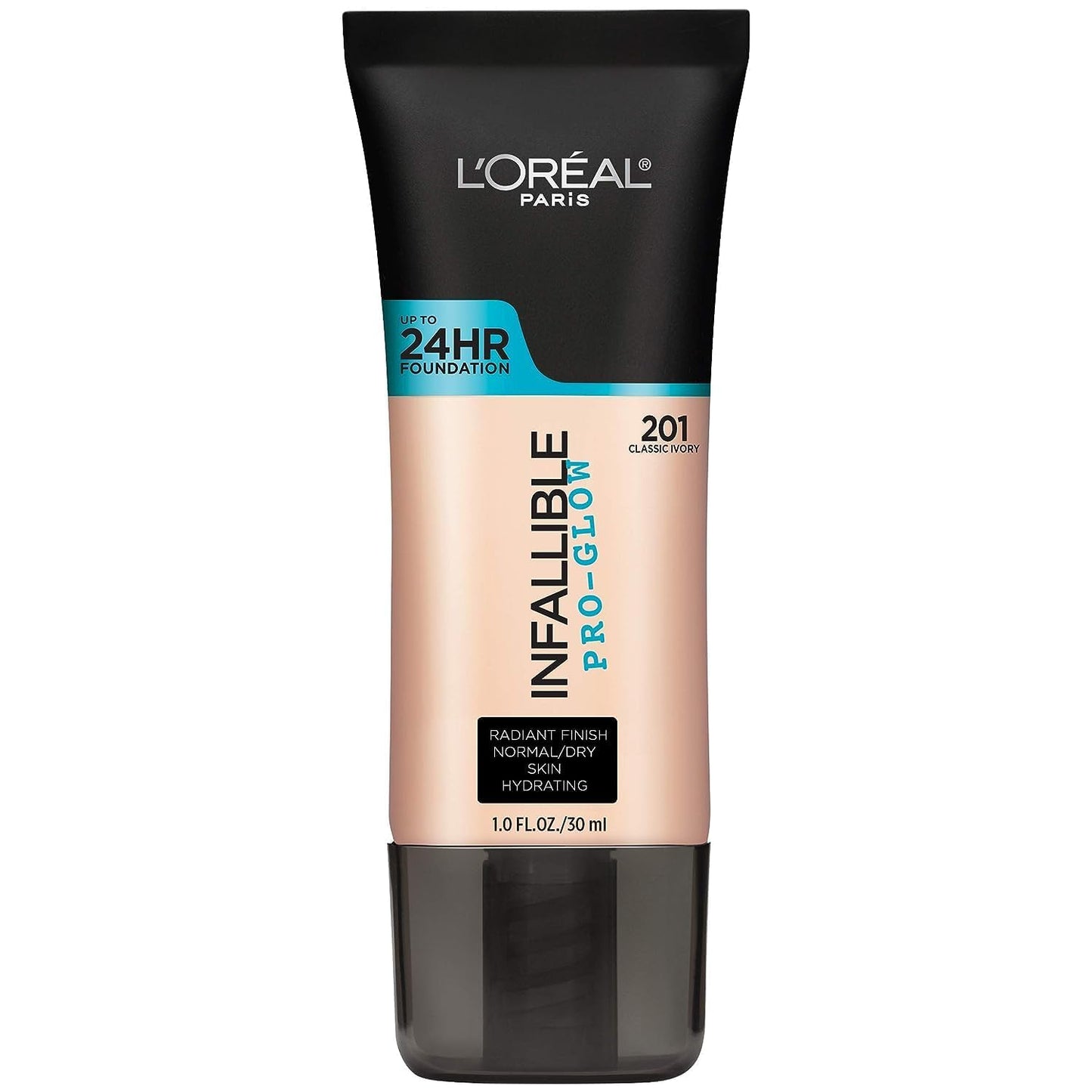 L'Oreal Paris Makeup Infallible Up to 24HR Pro-Glow Foundation, Classic Ivory, 1 Ounce