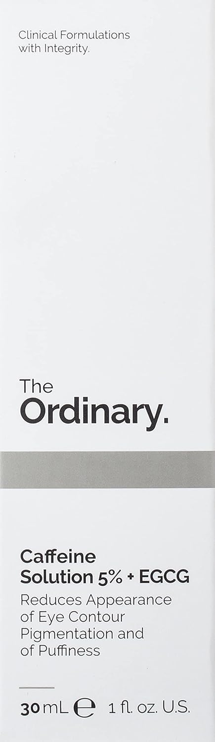 The Ordinary Caffeine Solution 5% + EGCG (30ml): Reduces Appearance of Eye Contour Pigmentation and Puffiness