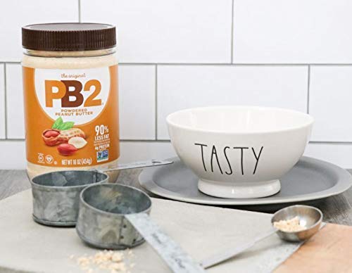 PB2 Powdered Peanut Butter Bundle - Original PB2 and Cocoa PB2 Peanut Butter Powder (Two 16oz Jars)