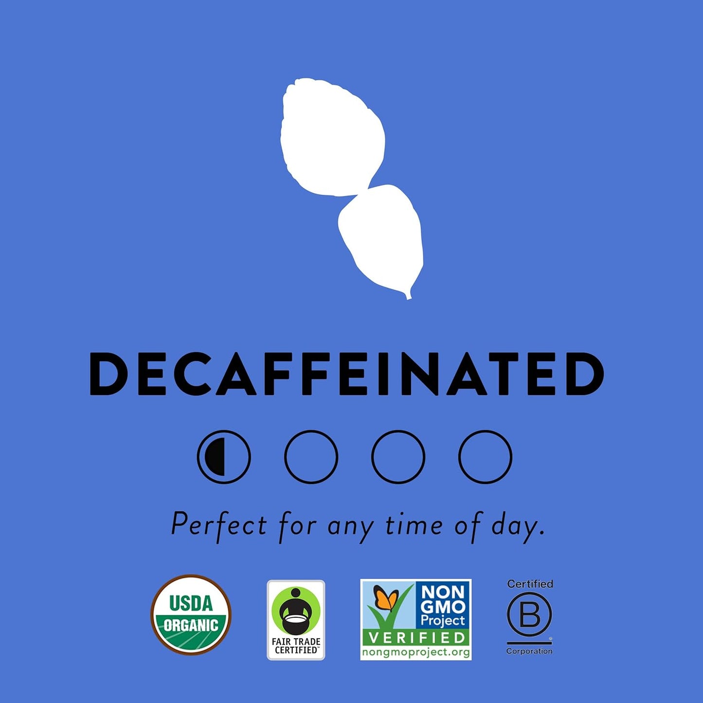 Choice Organics - Organic Decaffeinated Earl Grey Tea (6 Pack) - With Bergamot - Fair Trade - Compostable - 96 Organic Black Tea Bags