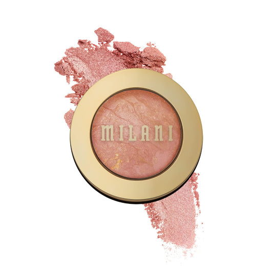 Milani Baked Blush - Berry Amore (0.12 Ounce) Cruelty-Free Powder Blush - Shape, Contour & Highlight Face for a Shimmery or Matte Finish