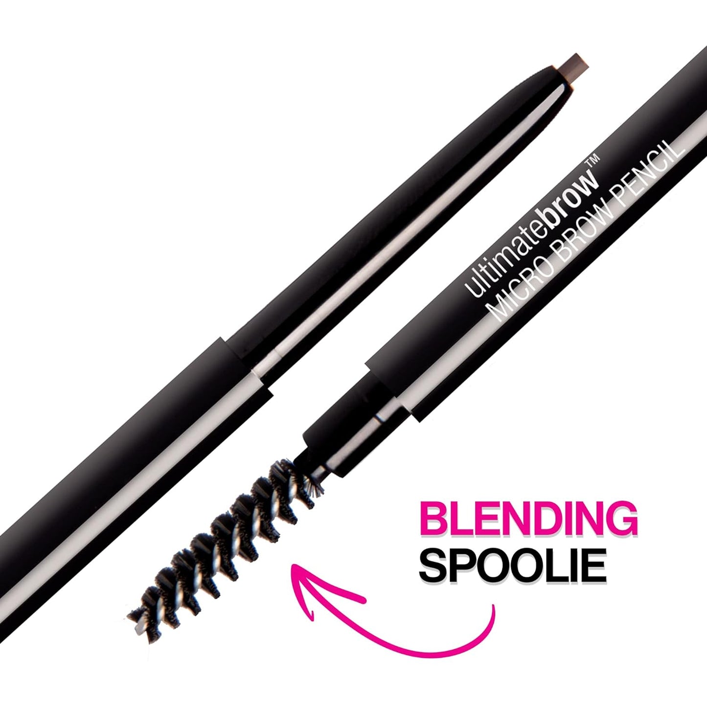 wet n wild Ultimate Brow Micro Eyebrow Retractable Pencil, Brunette, Ultra Fine 1.5mm Tip, Draws Tiny Brow Hairs