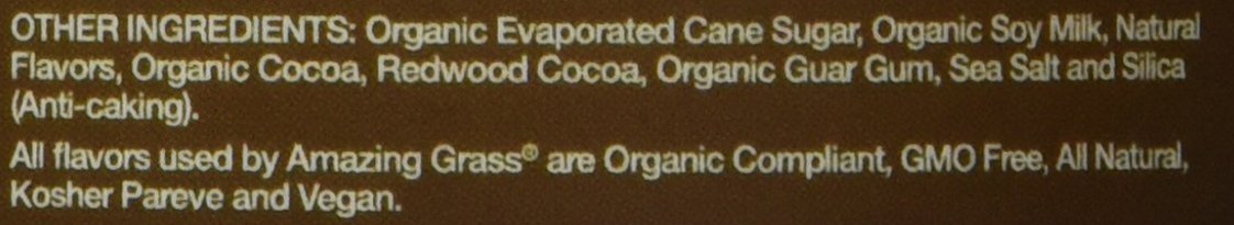 Amazing Grass Kidz Superfood: Organic Greens, Fruits, Veggies, Beet Root Powder & Probiotics for Healthy Kids, Outrageous Chocolate, 30 Servings, 6.35 Ounce (Pack of 1)