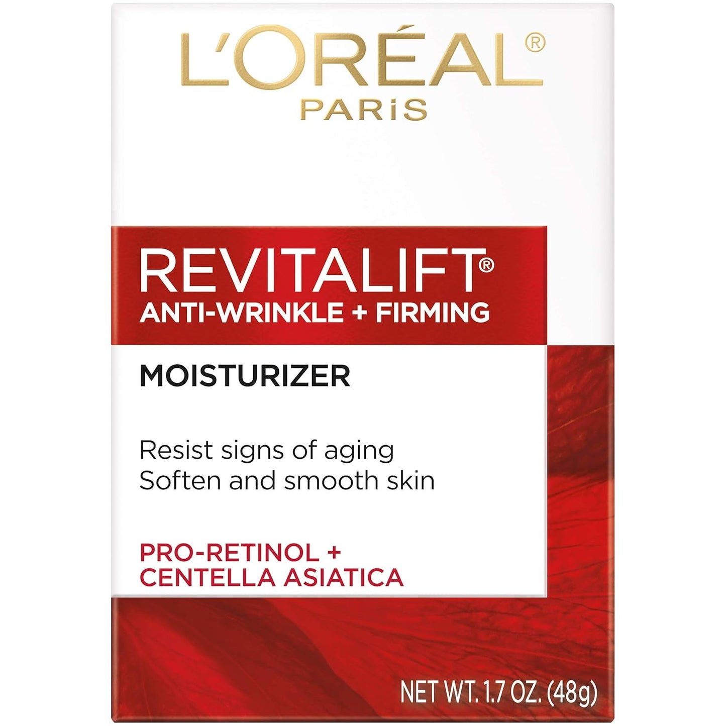 L'Oréal Paris Revitalift Anti-Wrinkle and Firming Face and Neck Moisturizer, Pro Retinol 1.7 oz