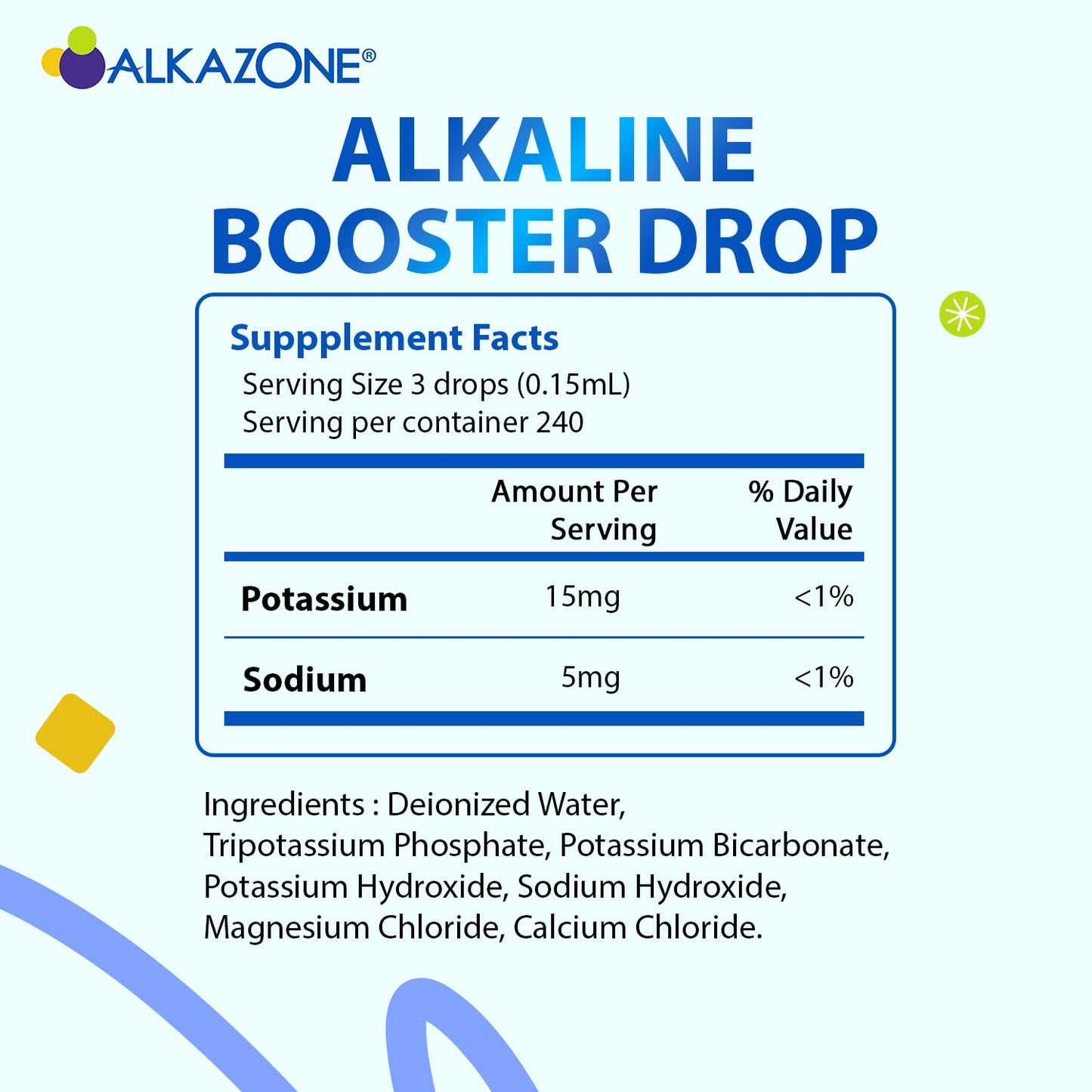 Make Your Own Alkaline Water - Alkaline Booster Drop 1.25 oz (2 Packs)