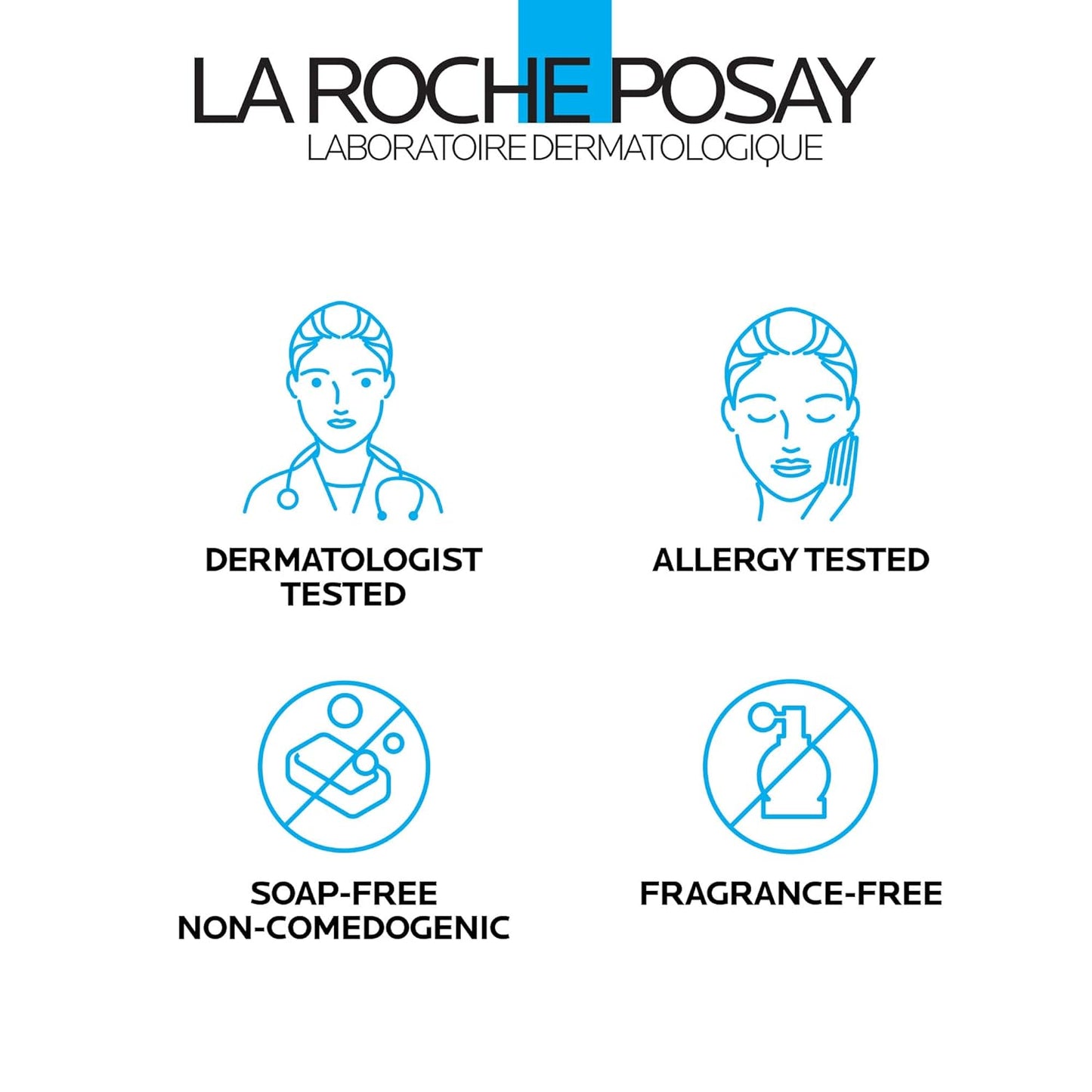 La Roche-Posay Effaclar Purifying Foaming Gel Cleanser for Oily Skin, Alcohol Free Acne Face Wash, Oil Absorbing Deep Pore Cleanser, Oil Free, Light Scent and Safe for Sensitive Skin